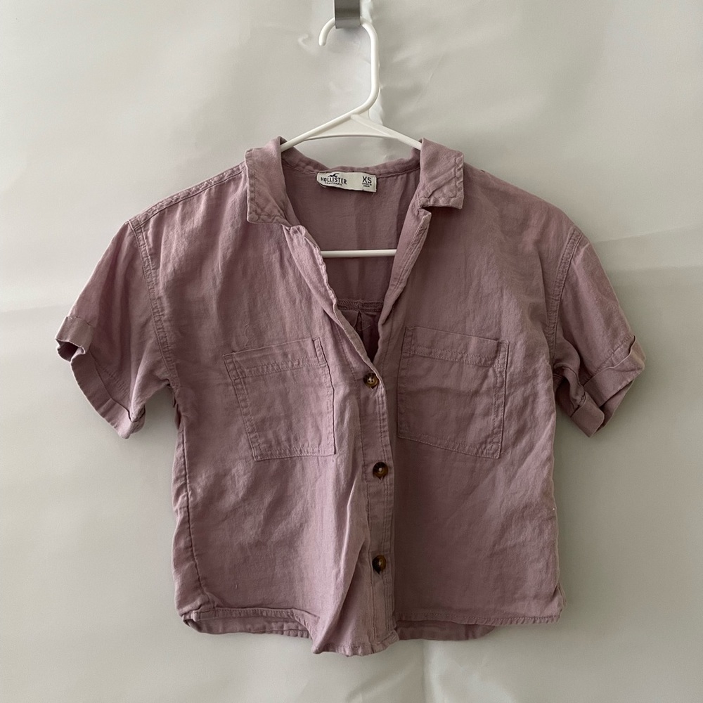 Hollister Button Up Top